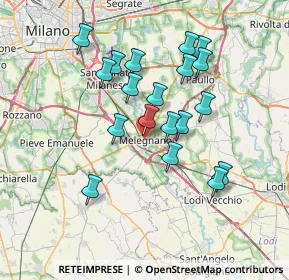 Mappa , 20077 Melegnano MI, Italia (6.47263)