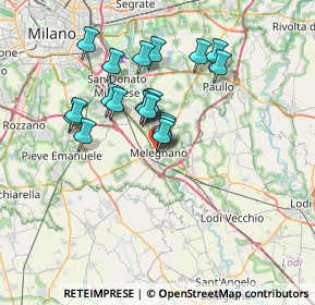 Mappa , 20077 Melegnano MI, Italia (5.7865)