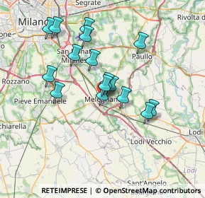 Mappa , 20077 Melegnano MI, Italia (6.19938)