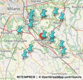 Mappa , 20077 Melegnano MI, Italia (7.35267)