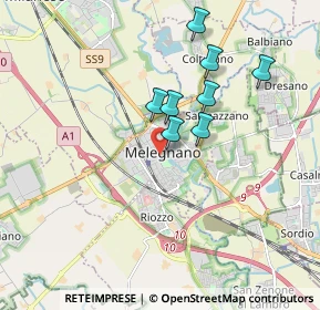 Mappa , 20077 Melegnano MI, Italia (2.52167)