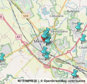 Mappa , 20077 Melegnano MI, Italia (1.98333)