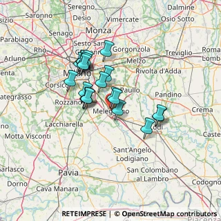 Mappa , 20077 Melegnano MI, Italia (10.773)