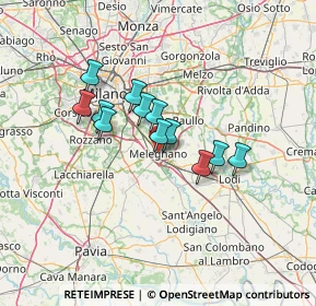 Mappa , 20077 Melegnano MI, Italia (9.81583)