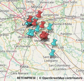 Mappa , 20077 Melegnano MI, Italia (9.809)