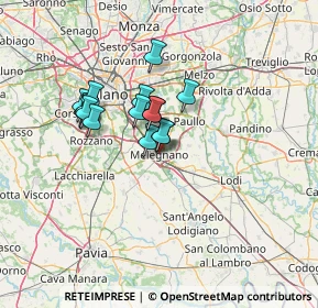 Mappa , 20077 Melegnano MI, Italia (9.91933)