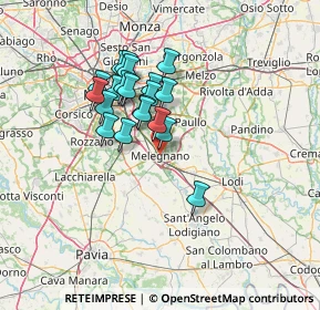 Mappa , 20077 Melegnano MI, Italia (10.827)