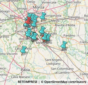 Mappa , 20077 Melegnano MI, Italia (11.32889)
