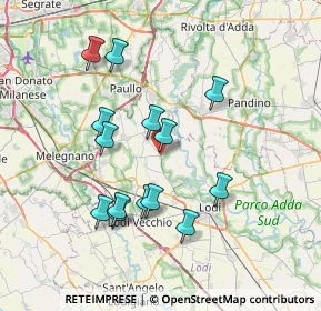 Mappa 26832 Galgagnano LO, Italia (6.87571)