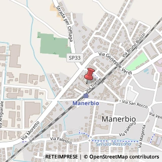 Mappa Via Trieste, 4, 25025 Manerbio, Brescia (Lombardia)