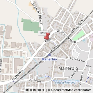 Mappa Via Moretto, 1, 25025 Manerbio, Brescia (Lombardia)