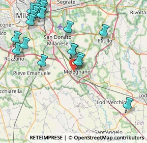 Mappa Via Morandi, 20077 Melegnano MI, Italia (10.2635)