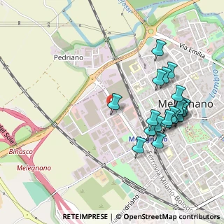 Mappa Via Morandi, 20077 Melegnano MI, Italia (0.5295)