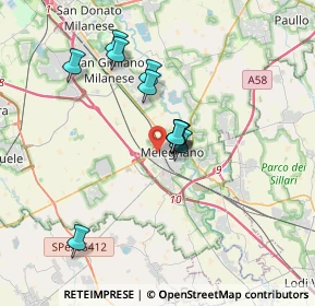 Mappa Via Morandi, 20077 Melegnano MI, Italia (2.81273)