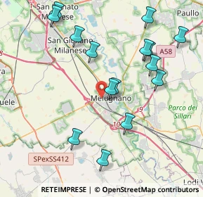 Mappa Via Morandi, 20077 Melegnano MI, Italia (4.33933)