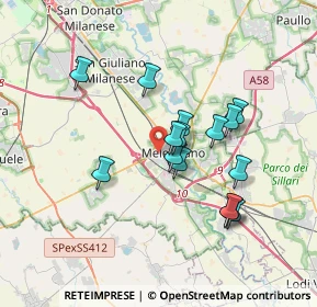 Mappa Via Morandi, 20077 Melegnano MI, Italia (2.99133)