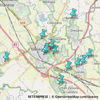 Mappa Via F. Cordoni, 20077 Melegnano MI, Italia (2.06)