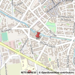 Mappa Via Carlo Urbino, 54, 26013 Crema, Cremona (Lombardia)