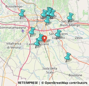 Mappa 37060 Verona VR, Italia (7.55385)