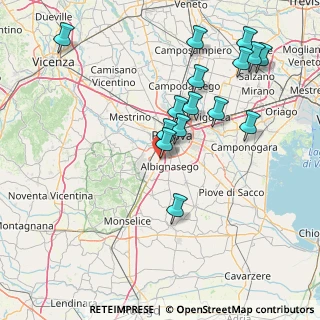 Mappa Via delle Industrie, 35020 Albignasego PD, Italia (16.35267)