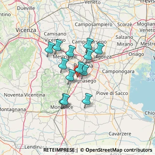 Mappa Via delle Industrie, 35020 Albignasego PD, Italia (9.96077)
