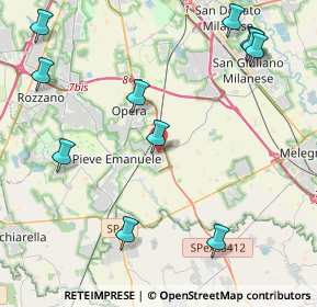 Mappa Via San Vittore, 20085 Locate di Triulzi MI, Italia (5.31273)