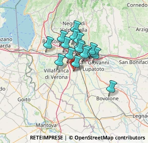 Mappa Via Guglielmo Marconi, 37060 Castel d'Azzano VR, Italia (8.84063)