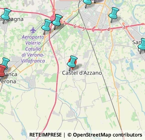 Mappa Via Guglielmo Marconi, 37060 Castel d'Azzano VR, Italia (7.2795)