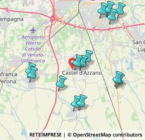 Mappa Via Guglielmo Marconi, 37060 Castel d'Azzano VR, Italia (4.32)