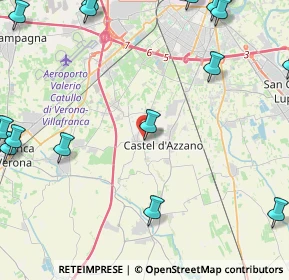 Mappa Via Guglielmo Marconi, 37060 Castel d'Azzano VR, Italia (7.0965)