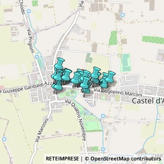 Mappa Via Guglielmo Marconi, 37060 Castel d'Azzano VR, Italia (0.216)