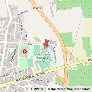 Mappa Via dello Sport, 1, 37067 Valeggio sul Mincio, Verona (Veneto)