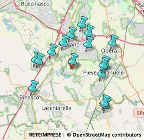 Mappa 20080 Basiglio MI, Italia (3.55875)