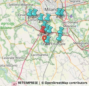 Mappa 20080 Basiglio MI, Italia (5.99769)