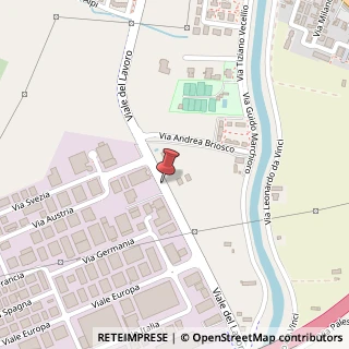 Mappa Viale del Lavoro, 12, 35020 Ponte San Nicolò, Padova (Veneto)