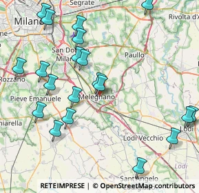 Mappa Via Piave, 20077 Melegnano MI, Italia (9.6575)