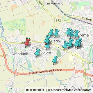 Mappa C.C. Gran Rondò - Via G. La, 26013 Crema CR, Italia (0.8955)