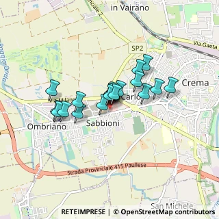 Mappa C.C. Gran Rondò - Via G. La, 26013 Crema CR, Italia (0.588)