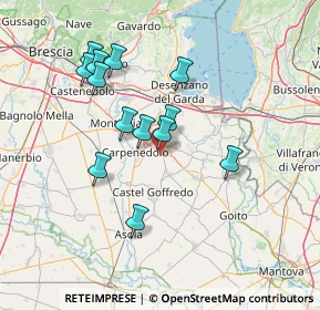 Mappa Via Cola, 46043 Castiglione delle Stiviere MN, Italia (12.98462)