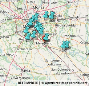 Mappa Piazza Risorgimento, 20077 Melegnano MI, Italia (11.798)
