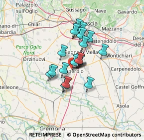 Mappa Via Martiri della Libertà, 25028 Manerbio BS, Italia (8.826)