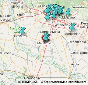 Mappa Via Martiri della Libertà, 25028 Manerbio BS, Italia (17.184)