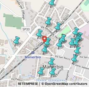Mappa Via Martiri della Libertà, 25028 Manerbio BS, Italia (0.262)