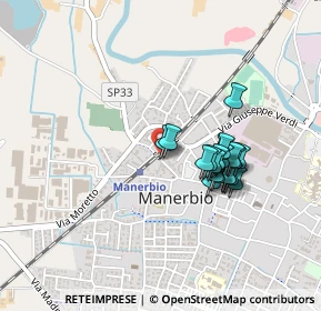 Mappa Via Martiri della Libertà, 25028 Manerbio BS, Italia (0.356)