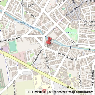 Mappa Via Carlo Urbino, 66, 26013 Crema, Cremona (Lombardia)