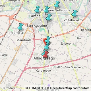 Mappa Via Sant'Antonio, 35020 Albignasego PD, Italia (2.04636)