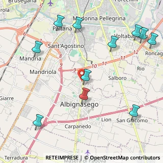 Mappa Via Sant'Antonio, 35020 Albignasego PD, Italia (2.72)
