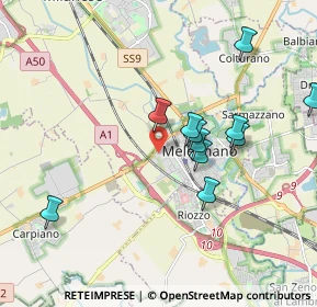 Mappa Strada Prov. per Binasco, 20077 Melegnano MI, Italia (1.74818)