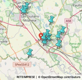 Mappa Strada Prov. per Binasco, 20077 Melegnano MI, Italia (3.29917)