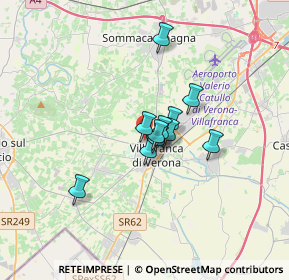 Mappa Piazzale Madonna del Popolo, 37069 Villafranca di Verona VR, Italia (2.04545)